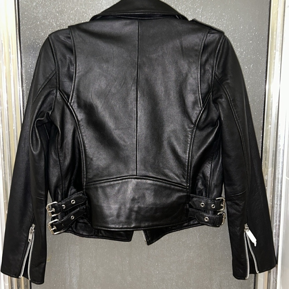Walter Baker lamb Leather Jacket - Picture 5 of 13